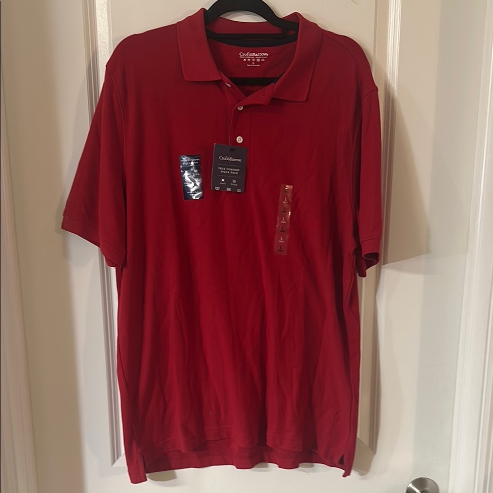 Croft & Barrow Classic Red Polo Shirt